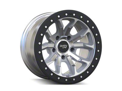 Dirty Life DT-1 Machined Wheel; 17x9; -38mm Offset (18-25 Jeep Wrangler JL)