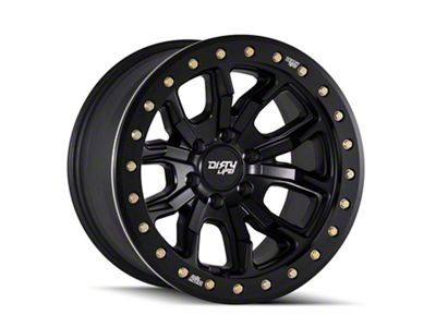 Dirty Life DT-1 Matte Black Wheel; 17x9; -38mm Offset (18-25 Jeep Wrangler JL)