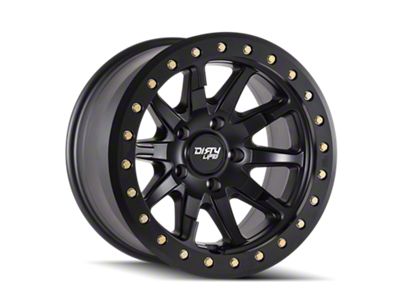 Dirty Life DT-2 Matte Black Wheel; 17x9; -12mm Offset (18-25 Jeep Wrangler JL)