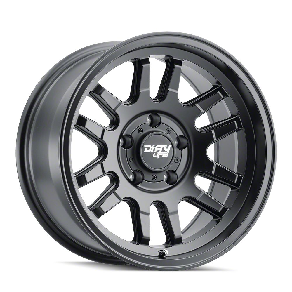 Dirty Life Jeep Wrangler Canyon Matte Black Wheel; 17x9