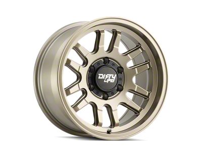 Dirty Life Canyon Satin Gold Wheel; 17x9; -12mm Offset (07-18 Jeep Wrangler JK)