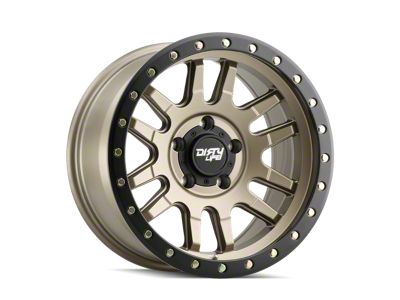 Dirty Life Canyon Pro Satin Gold 6-Lug Wheel; 17x9; -12mm Offset (16-23 Tacoma)