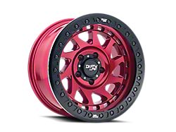 Dirty Life Enigma Race Crimson Candy Red 6-Lug Wheel; 17x9; -38mm Offset (16-23 Tacoma)