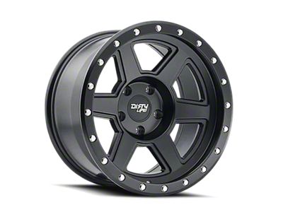Dirty Life Compound Matte Black 6-Lug Wheel; 22x10; -12mm Offset (22-25 Tundra)
