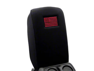 Distinction Applied Center Console Cover with American Flag Logo (18-25 Jeep Wrangler JL)