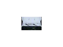Distinction Applied Cowl Wiper Panel Cover; Bright White (18-26 Jeep Wrangler JL)
