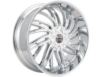 DNK Street 701 Chrome 6-Lug Wheel; 24x10; 30mm Offset (21-25 Bronco, Excluding Raptor)