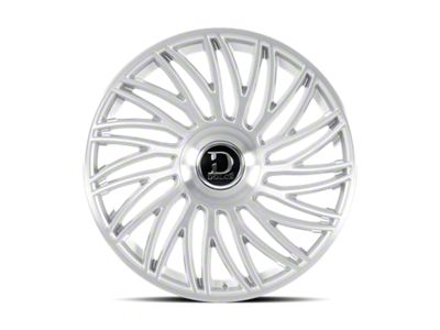 Dolce Luxury Sesto Glossy Silver Brush Face 6-Lug Wheel; 22x9.5; 35mm Offset (25-26 4Runner)