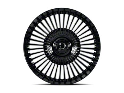 Dolce Luxury Trento Glossy Black 6-Lug Wheel; 24x10; 25mm Offset (25-26 4Runner)