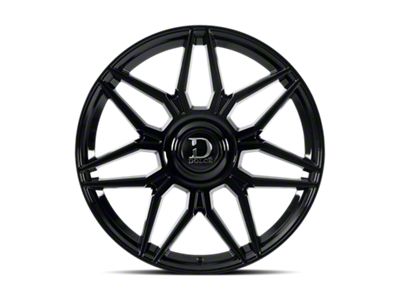 Dolce Luxury Verona Glossy Black 6-Lug Wheel; 24x10; 35mm Offset (25-26 4Runner)