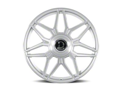 Dolce Luxury Verona Glossy Silver Brush Face 6-Lug Wheel; 22x9.5; 35mm Offset (25-26 4Runner)
