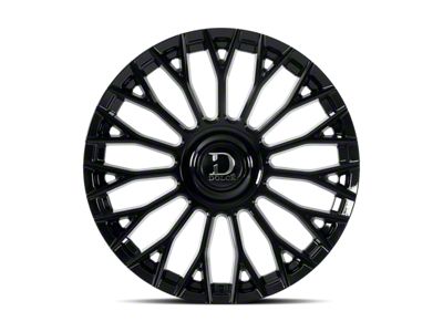 Dolce Luxury Roma Glossy Black 6-Lug Wheel; 24x10; 25mm Offset (24-25 Tacoma)