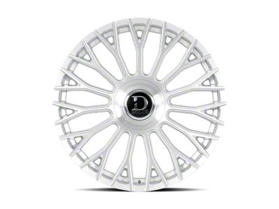 Dolce Luxury Roma Glossy Silver Brush Face 6-Lug Wheel; 22x9.5; 18mm Offset (24-25 Tacoma)