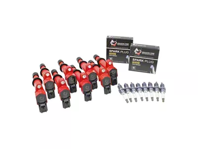 Dragon Fire Performance Ignition Tune Up Kit; Black (99-04 4.7L Jeep Grand Cherokee WJ)