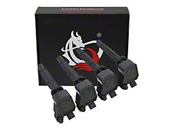 Dragon Fire Performance Ignition Coil Packs; Black (20-26 2.0L Jeep Wrangler JL)