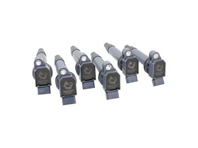 Dragon Fire Performance Ignition Coil Packs; Black (05-15 4.0L Tacoma)