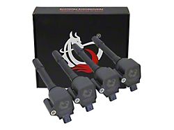 Dragon Fire Performance Ignition Coil Packs; Black (19-23 1.3L Jeep Renegade BU)