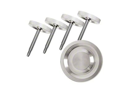 DV8 Offroad Billet Door Surround Knobs (07-18 Jeep Wrangler JK 2-Door)