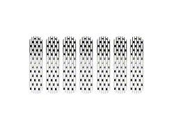 DV8 Offroad Billet Grille Inserts; Brushed (07-18 Jeep Wrangler JK)