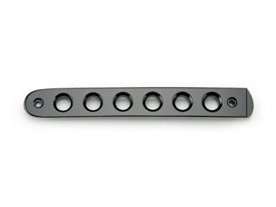 DV8 Offroad Door Handle Inserts; Black (07-18 Jeep Wrangler JK 2-Door)