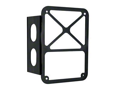 DV8 Offroad Tail Light Guards; Black (07-18 Jeep Wrangler JK)