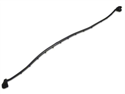 Half Door Seal; Driver Side (87-95 Jeep Wrangler YJ)