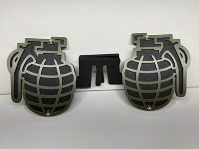 Drop Zone Off Road Grenade Foot Pegs; Army Green (20-25 Jeep Gladiator JT)