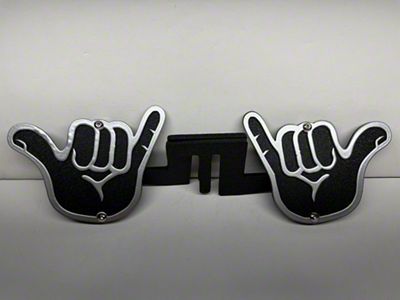 Drop Zone Off Road Hang Loose Foot Pegs; Silver (20-25 Jeep Gladiator JT)
