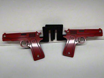 Drop Zone Off Road Pistol Foot Pegs; Red (20-25 Jeep Gladiator JT)