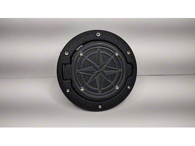 Drop Zone Off Road Compass Fuel Door; Gray (07-18 Jeep Wrangler JK)