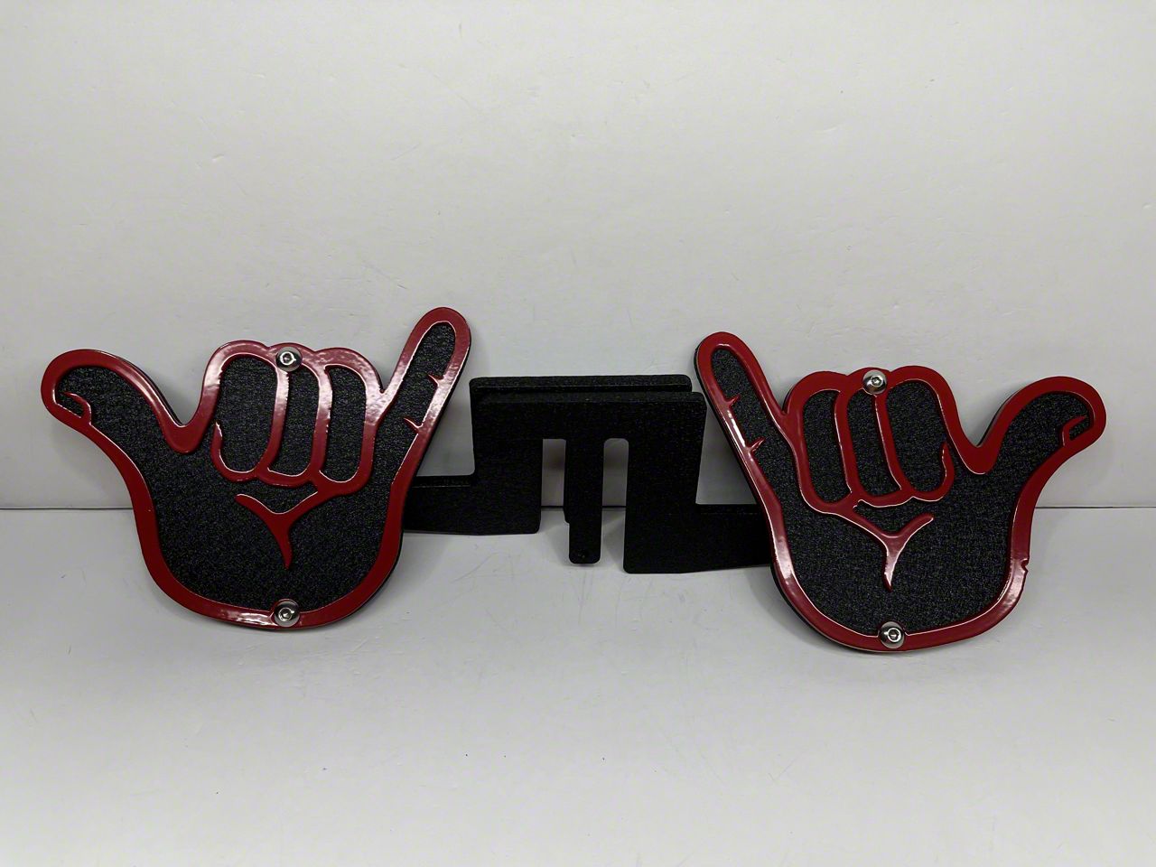 Drop Zone Off Road Jeep Wrangler Hang Loose Foot Pegs; Red