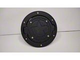 Drop Zone Off Road Star Fuel Door; Black (07-18 Jeep Wrangler JK)