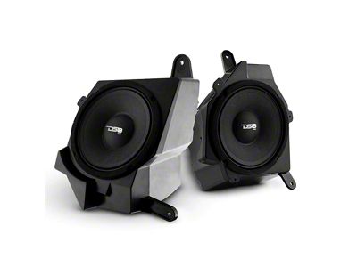 DS18 Dash Speaker Enclosure Pods with 6.50-Inch Neodymium Speakers; Plug and Play (20-25 Jeep Gladiator JT)