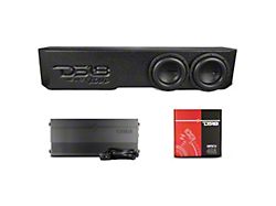 DS18 Dual Ported Subwoofer Enclosure Package; 2 x 8-Inch (20-26 Jeep Gladiator JT)