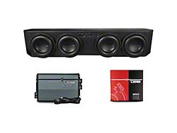 DS18 Quadruple Ported Subwoofer Enclosure Package; 4 x 8-Inch (20-26 Jeep Gladiator JT)