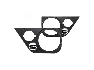 DS18 Back Door Speaker Panels for 6.50-Inch Speakers and Tweeter (07-18 Jeep Wrangler JK 4-Door)
