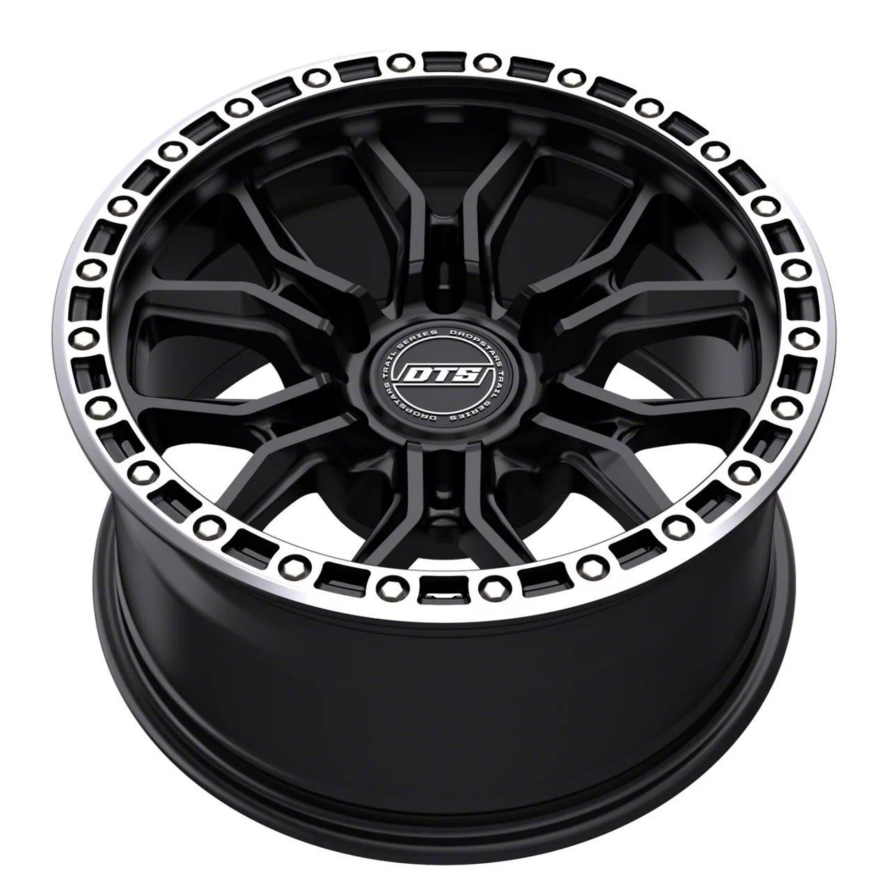 タイヤ・ホイール kamitat DTS Tacoma 608 Machined Silver with Satin Black 6-Lug Wheel; 20x9
