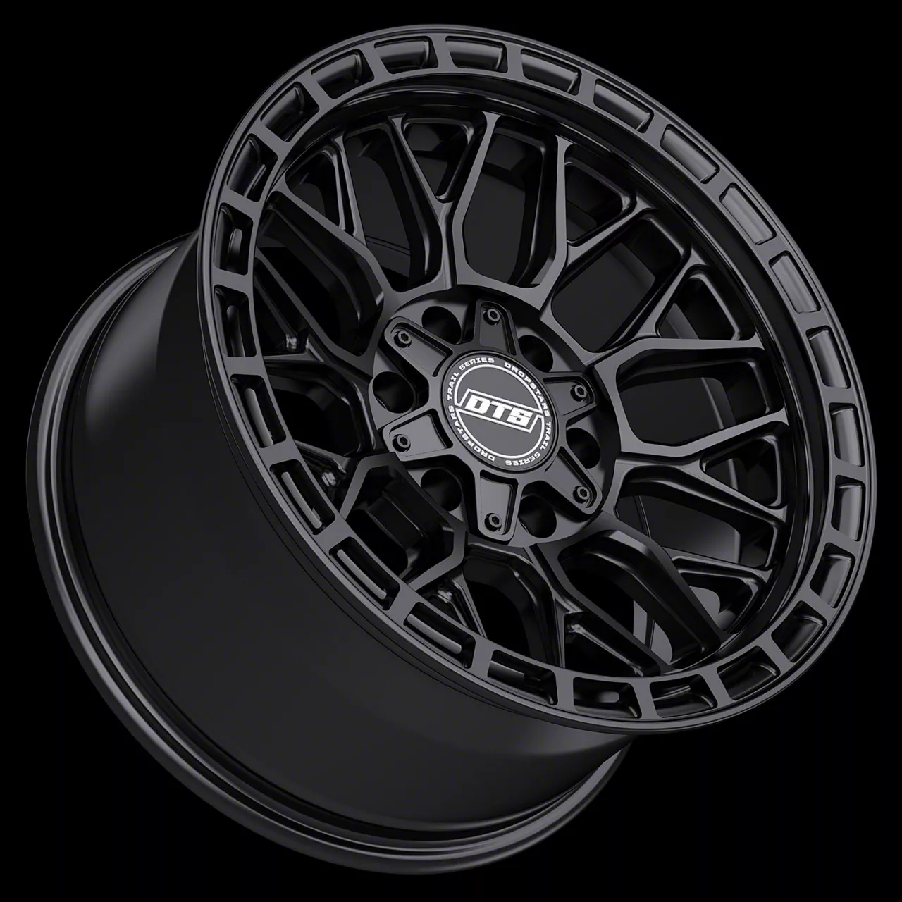 DTS Jeep Wrangler 605 Satin Black Wheel; 17x9; -12mm Offset A280261 (07 ...