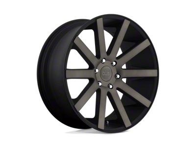 DUB Shot Calla Matte Black Double Dark Tint 6-Lug Wheel; 24x10; 30mm Offset (22-26 Bronco Raptor)