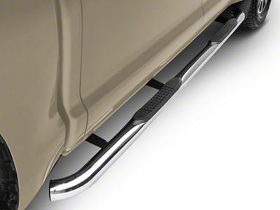 RedRock 3-Inch Side Step Bars; Stainless Steel (07-21 Tundra CrewMax)