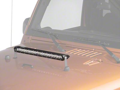 DV8 Offroad 20-Inch SL8 Slim Series LED Light Bar; Spot Beam (Universal; Some Adaptation May Be Required)
