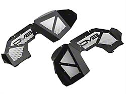DV8 Offroad Front Aluminum Inner Fenders; Black (20-24 Jeep Gladiator JT)