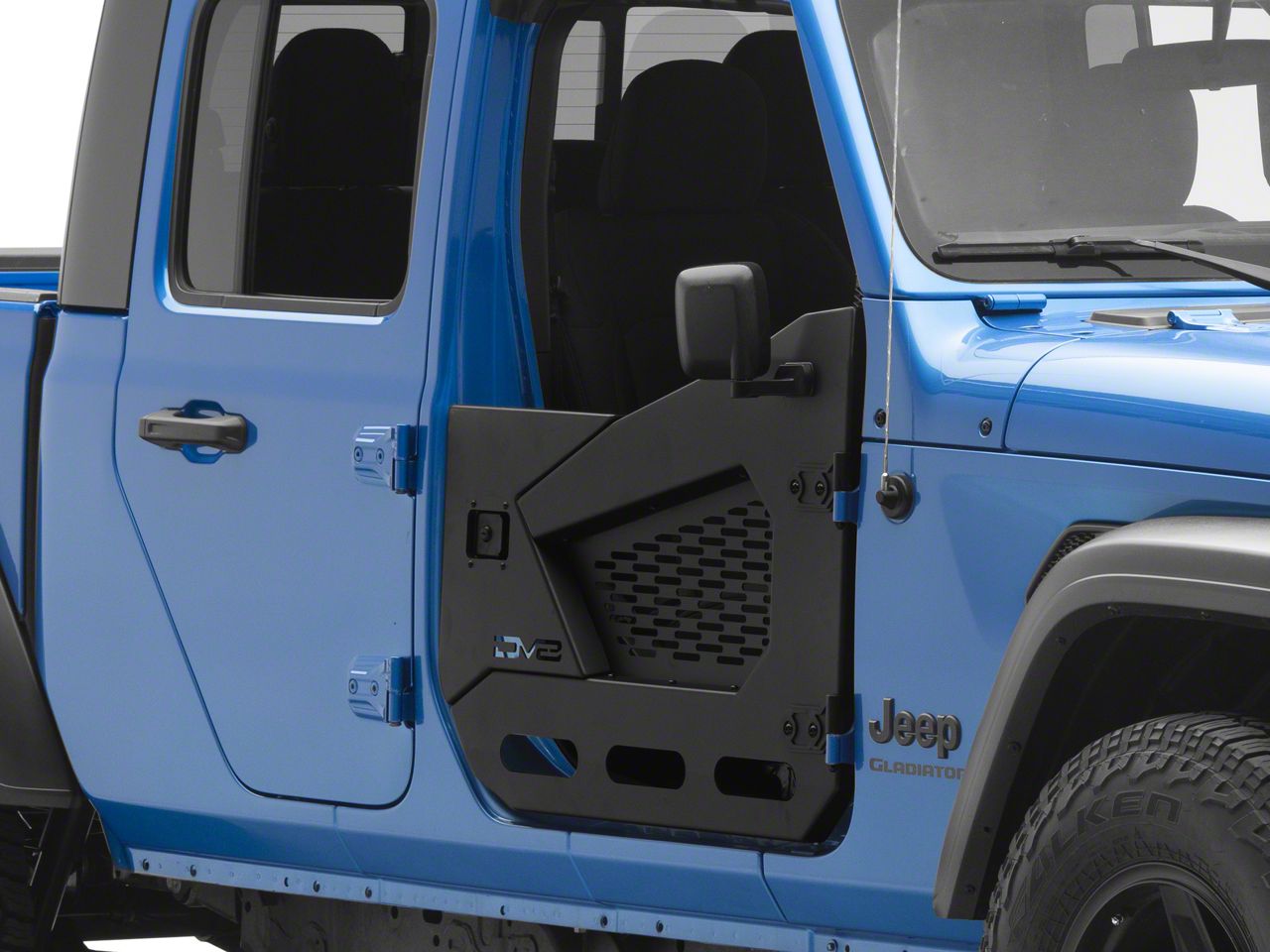 DV8 Offroad Jeep Gladiator Spec Series Half Doors; Front