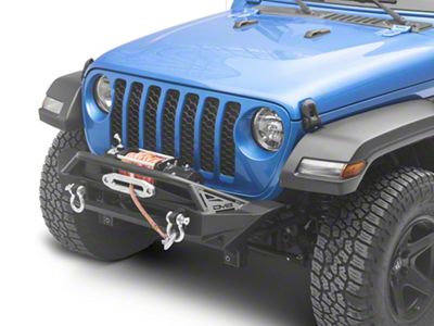 DV8 Offroad Stubby Front Bumper with Bull Bar (20-25 Jeep Gladiator JT)