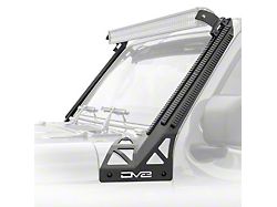 DV8 Offroad Picatinny Rail A-Pillar Light Mount (18-24 Jeep Wrangler JL, Excluding 4xe)