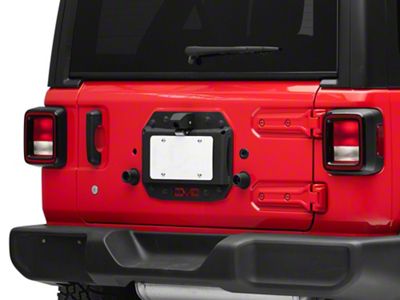 DV8 Offroad Spare Tire Delete with Backup Camera Mount (18-25 Jeep Wrangler JL)