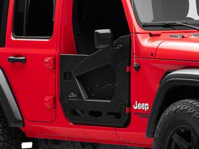 DV8 Offroad Spec Series Half Doors; Front (18-25 Jeep Wrangler JL)