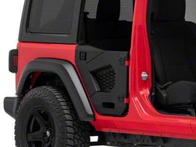 DV8 Offroad Spec Series Half Doors; Rear (18-25 Jeep Wrangler JL 4-Door)