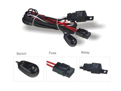 DV8 Offroad Wiring Harness with Relay and Switch