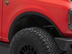 DV8 Offroad Fender Flare Deletes; Textured Black (21-26 Bronco 4-Door, Excluding Raptor)